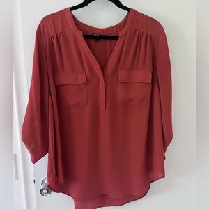 Torrid 3/4 Sleeve Blouse Relaxed Buttoned